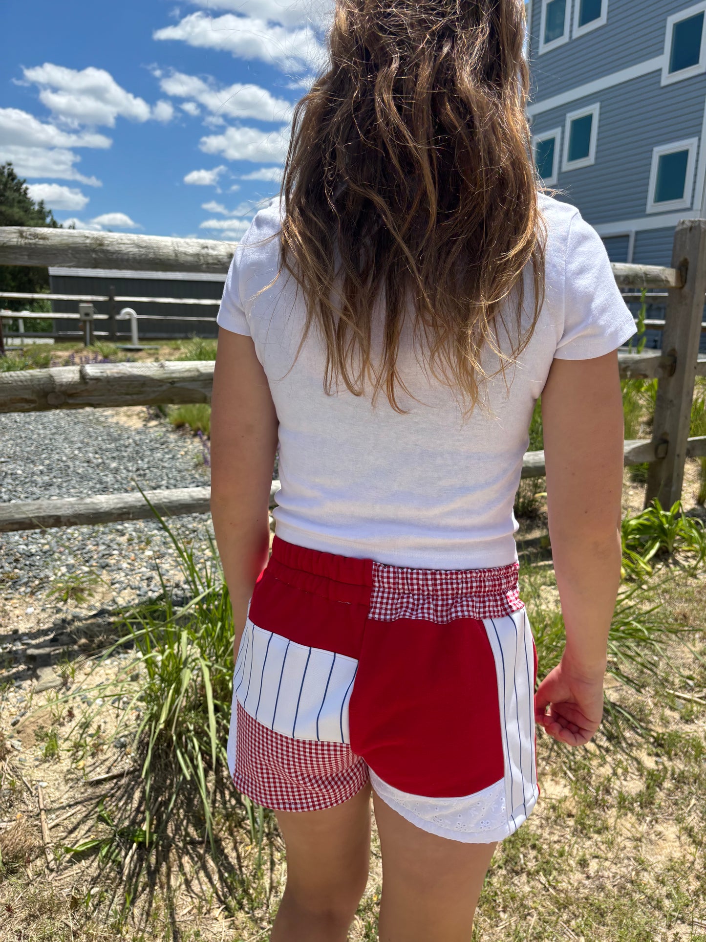 Phillies Reworked Patchwork Sweat Shorts