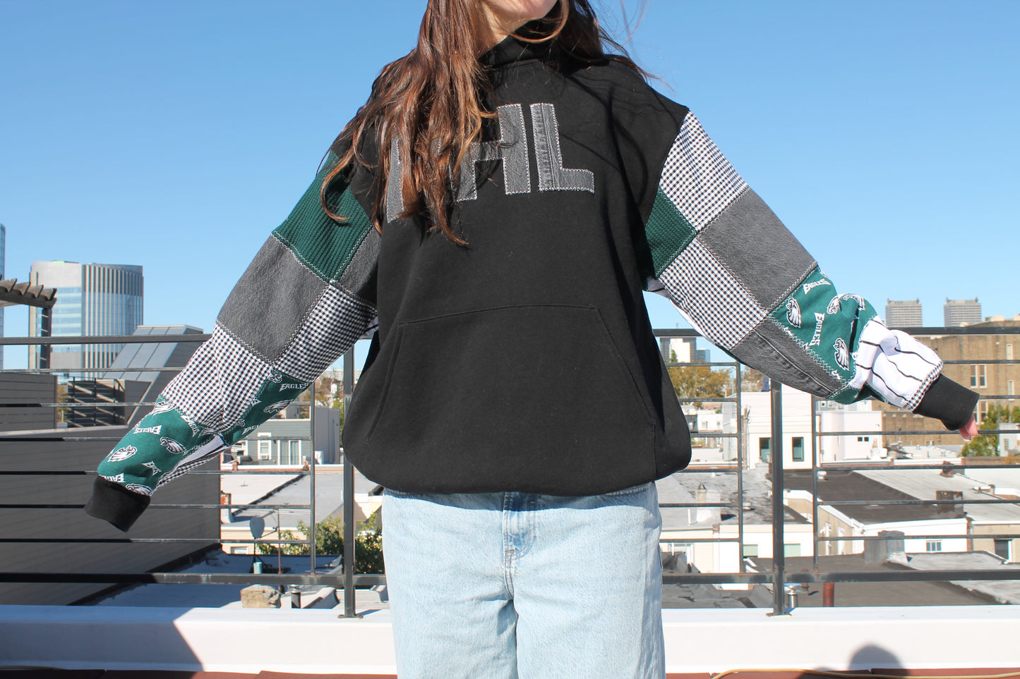 PHL Eagles Patchwork Hoodie