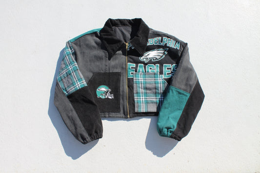 Eagles Patchwork Denim Jacket