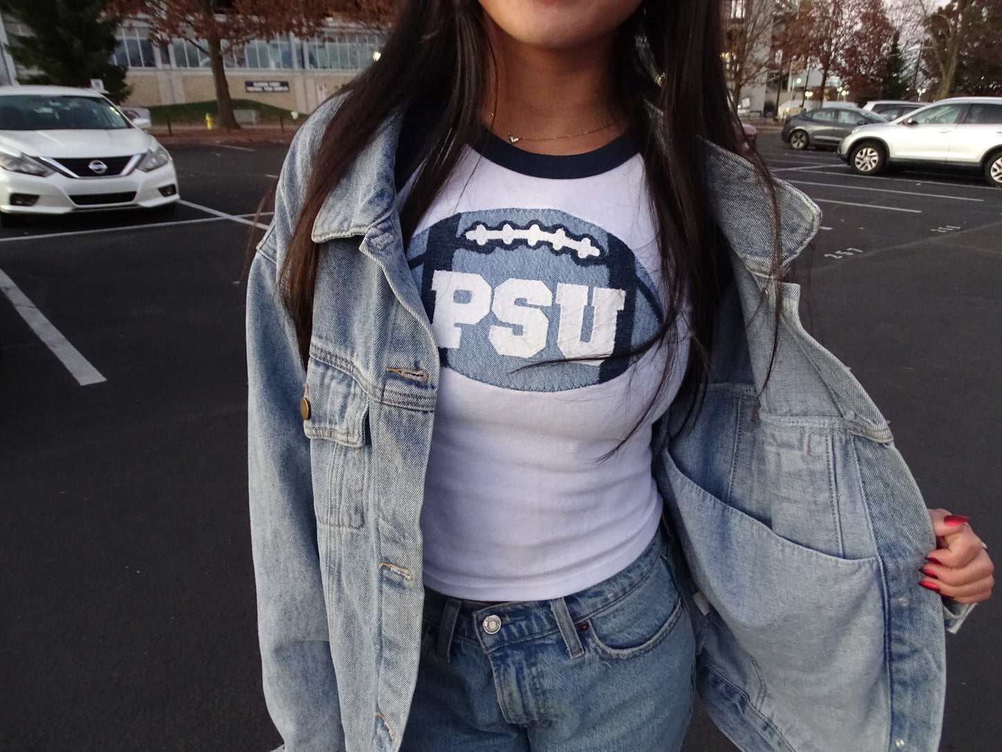 PSU Football long Sleeve Raglan
