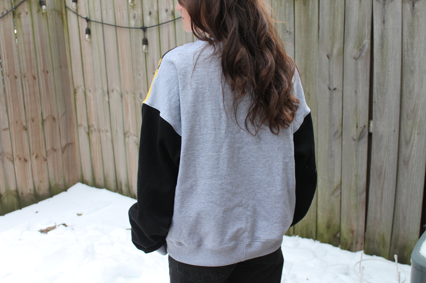 Penguins Patchwork Crew Neck