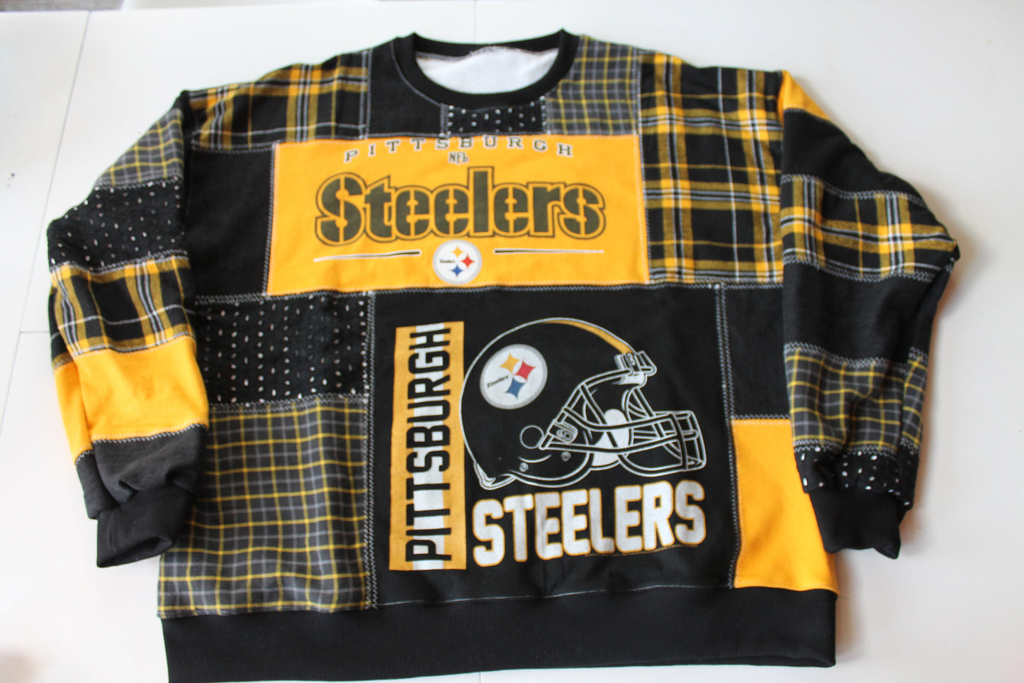 Steelers Full Patchwork Crew Neck