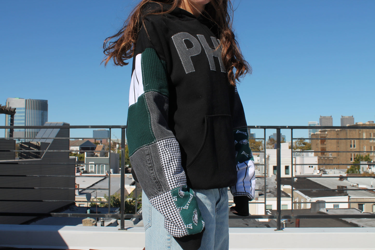 PHL Eagles Patchwork Hoodie