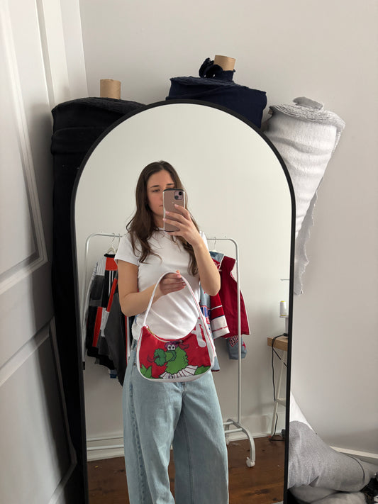 Made to Order Phillie Phanatic Flag Shoulder Purse
