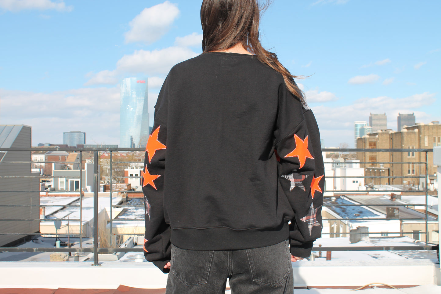 Flyers Gritty Patchwork Crew Neck