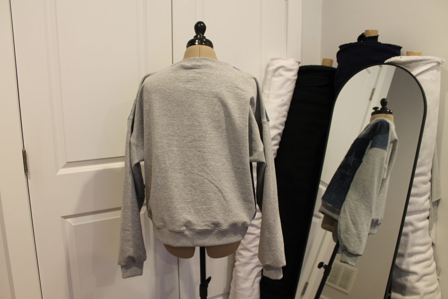 Seahawks Super Bowl Floral x Plaid Patchwork Crew Neck