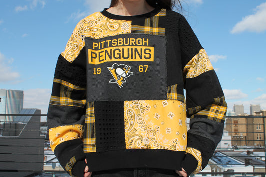 Pittsburgh Penguins Patchwork Crew Neck