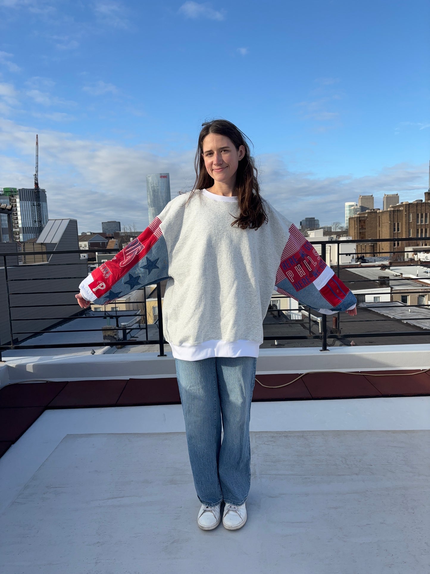 Phillies World Series Patchwork Sweatshirt