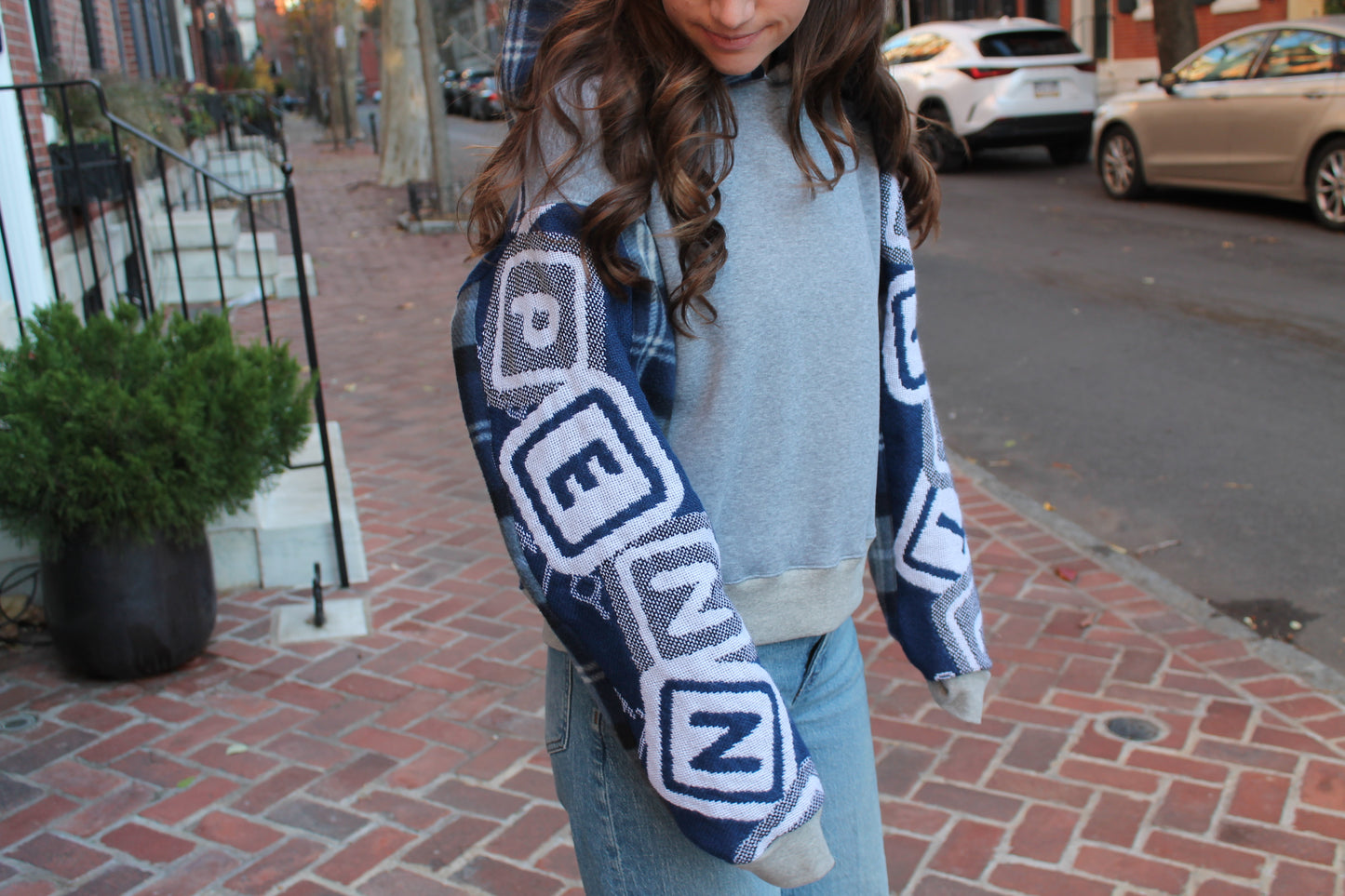 Reworked Penn State Blanket Hoodie