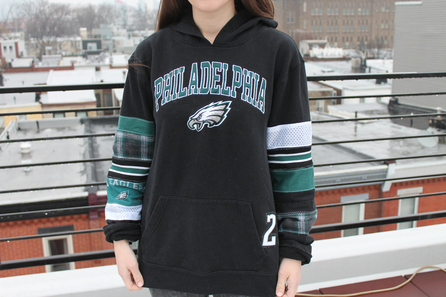 Philadelphia Eagles Patchwork Hoodie!
