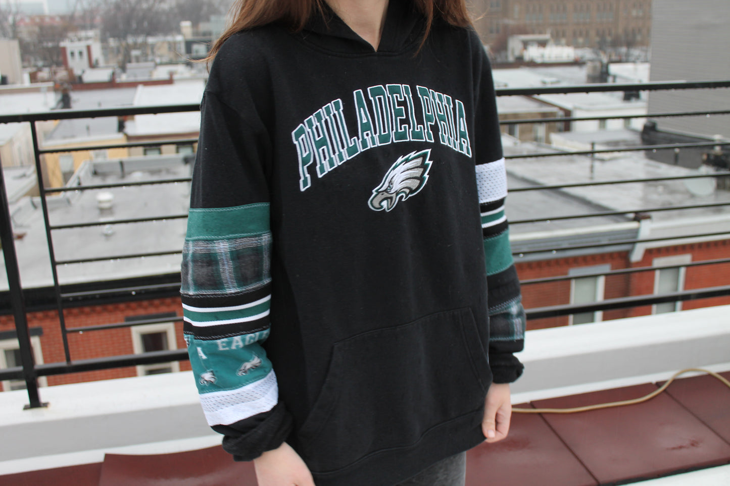Philadelphia Eagles Patchwork Hoodie!