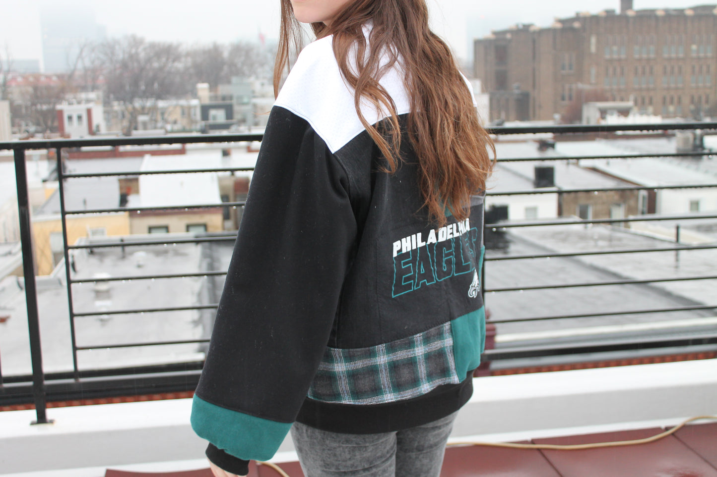 Reworked Eagles Jersey Sweatshirt!