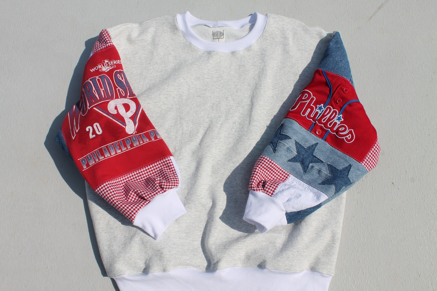 Phillies World Series Patchwork Sweatshirt