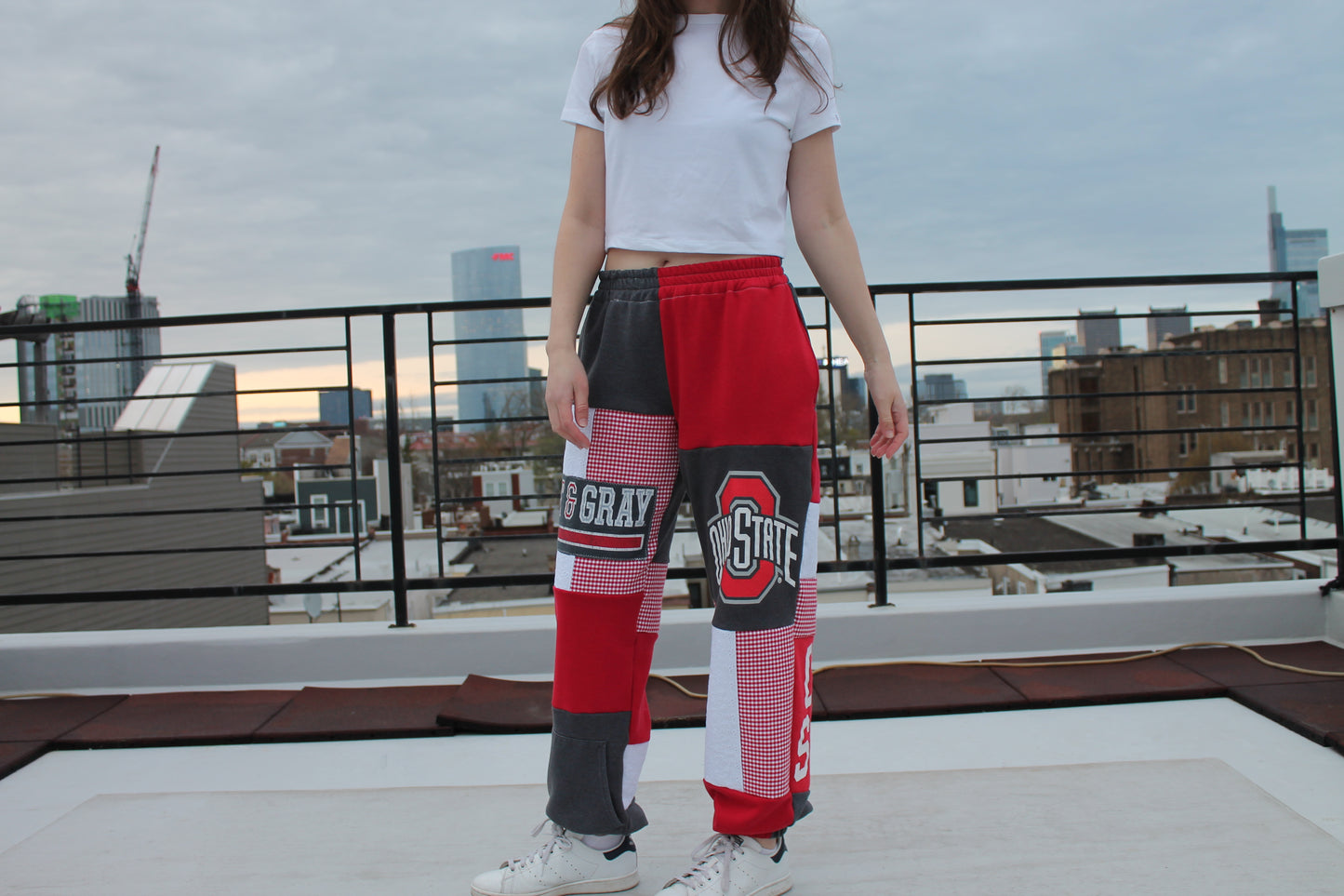 Ohio State Patchwork Joggers