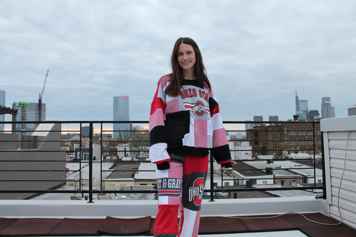Ohio State Patchwork Sweatshirt