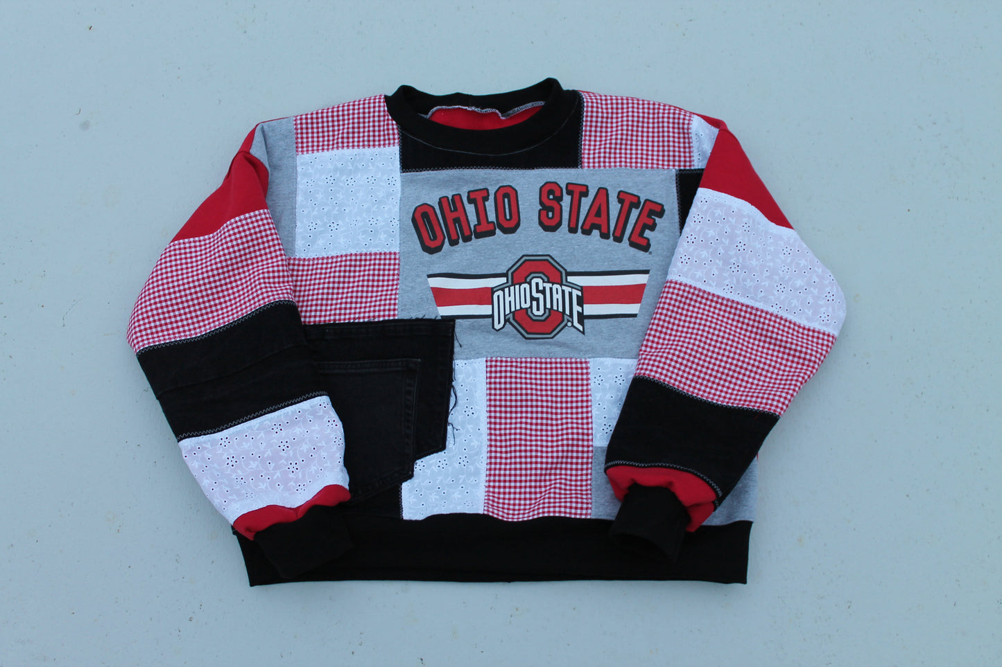 Ohio State Patchwork Sweatshirt