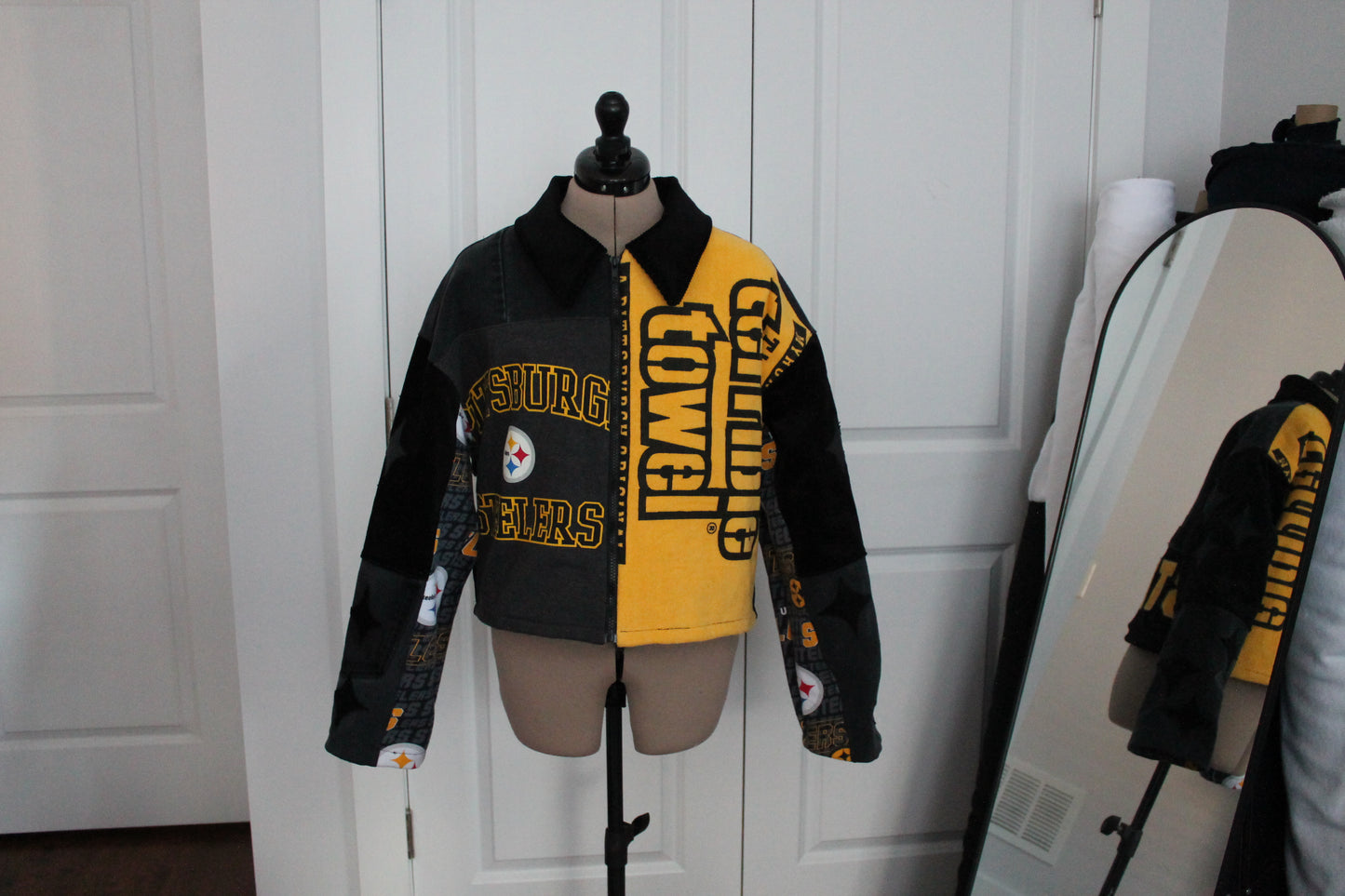 Steelers Terrible Towel Denim Jacket