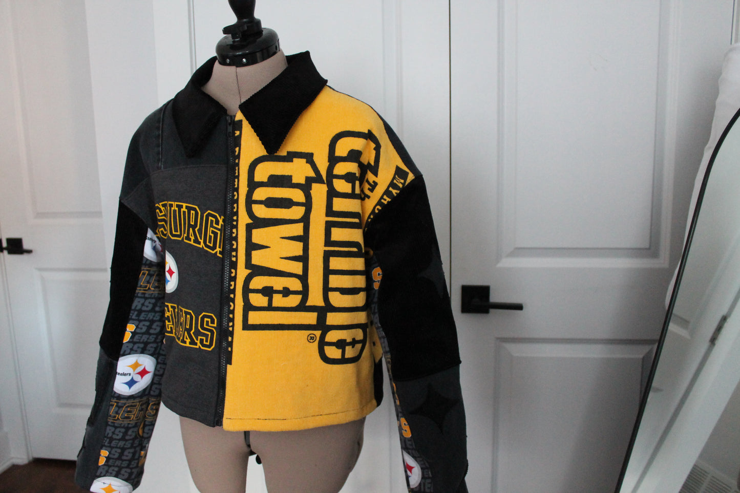 Steelers Terrible Towel Denim Jacket