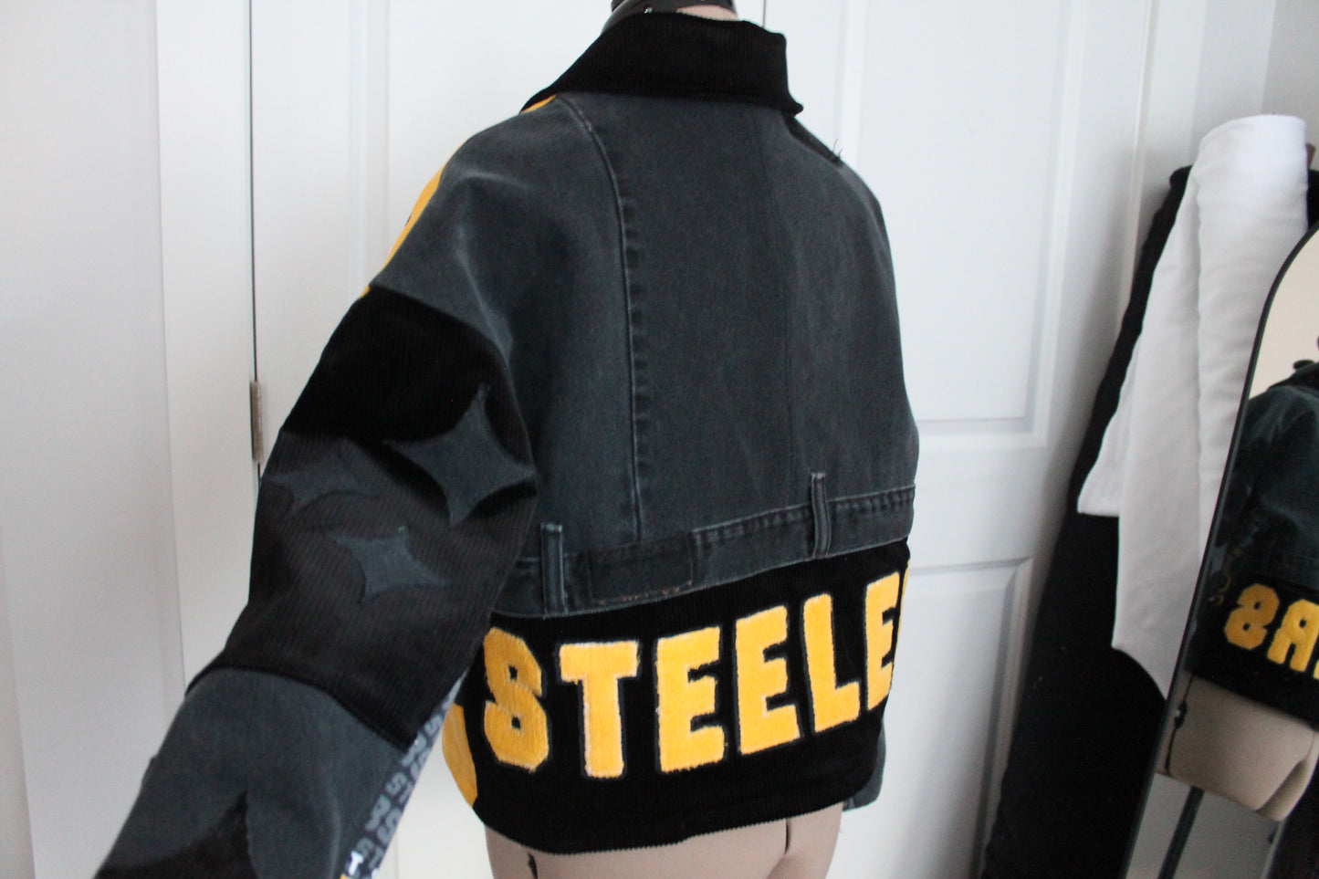 Steelers Terrible Towel Denim Jacket