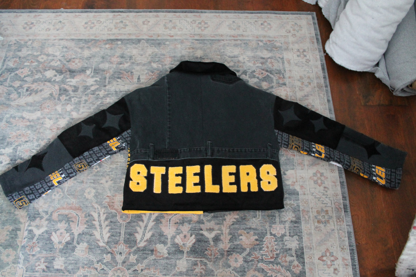 Steelers Terrible Towel Denim Jacket