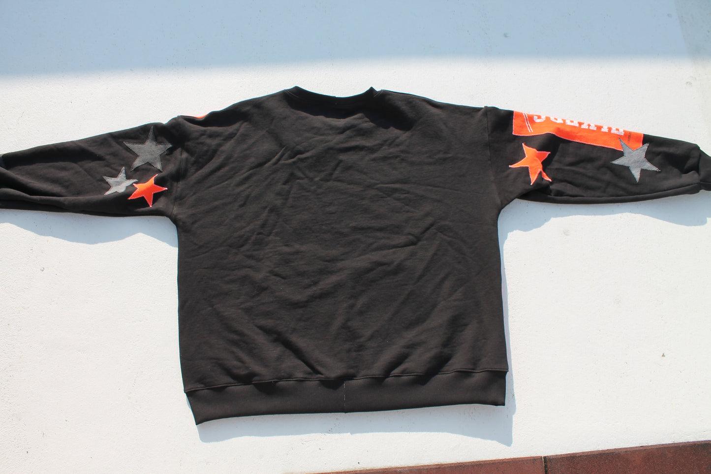 Flyers Flannel x Denim Patchwork Crew Neck