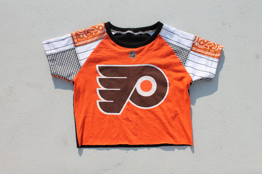 Flyers Patchwork Raglan Baby Tee
