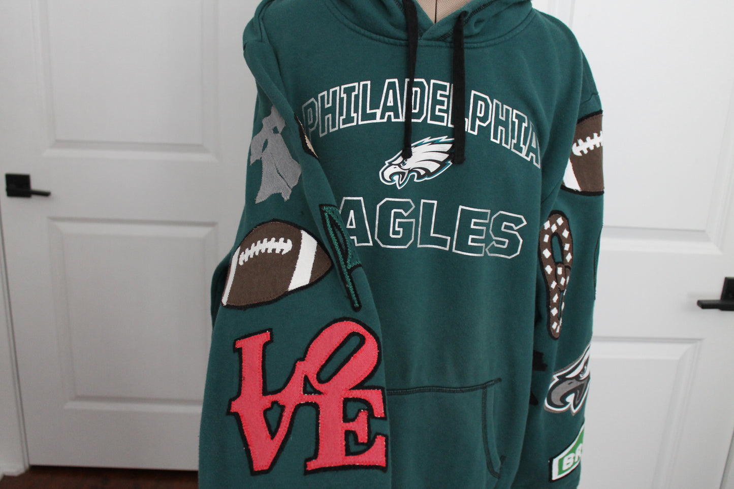 Eagles Handmade Patch Hoodie