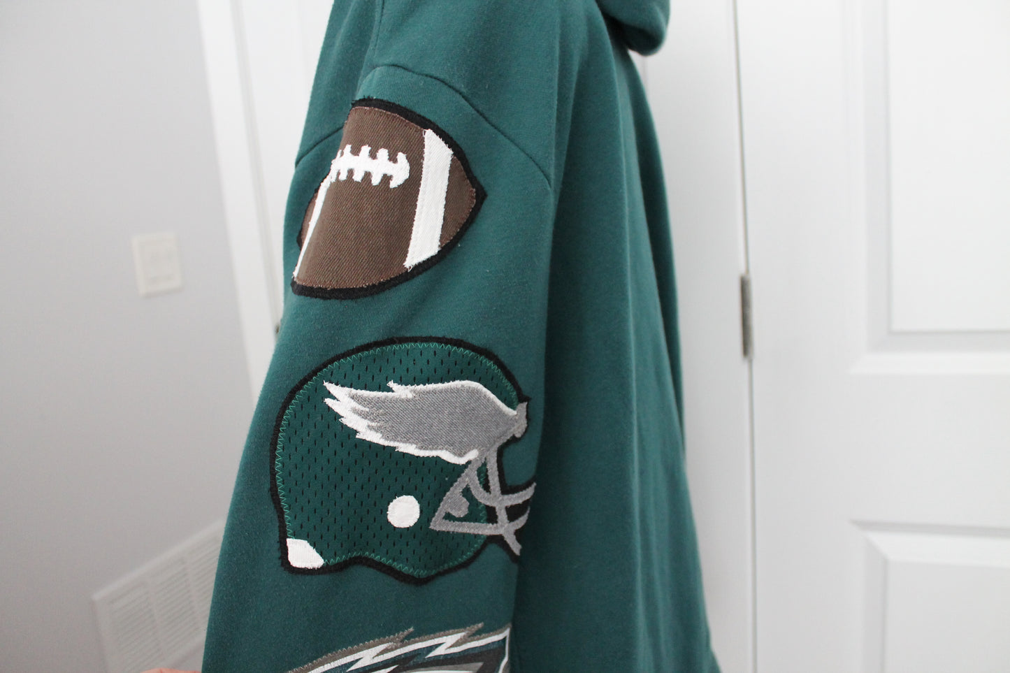 Eagles Handmade Patch Hoodie