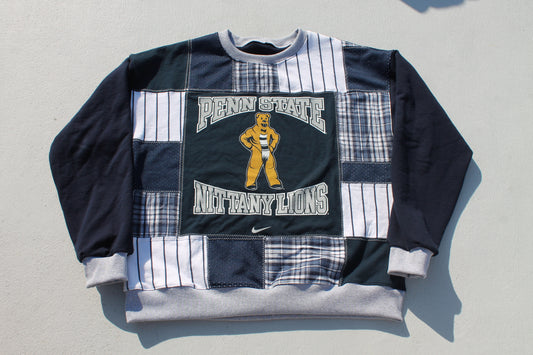 Nittany Lion Patchwork Crew Neck
