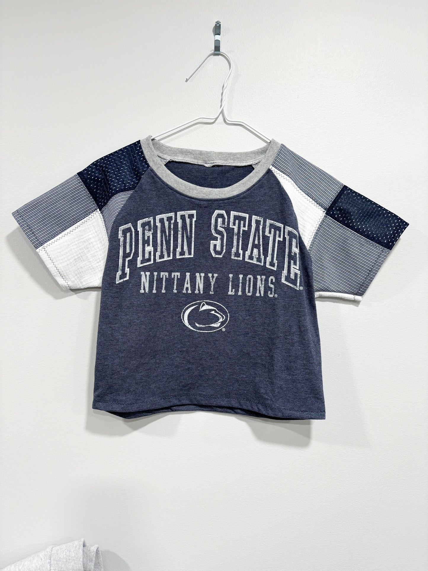 Custom Patchwork Raglan Baby Tee