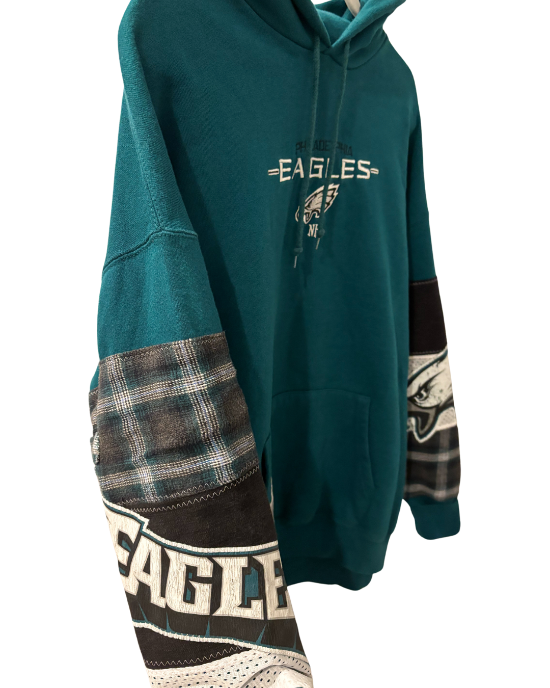 Eagles Midnight Green Patchwork Hoodie